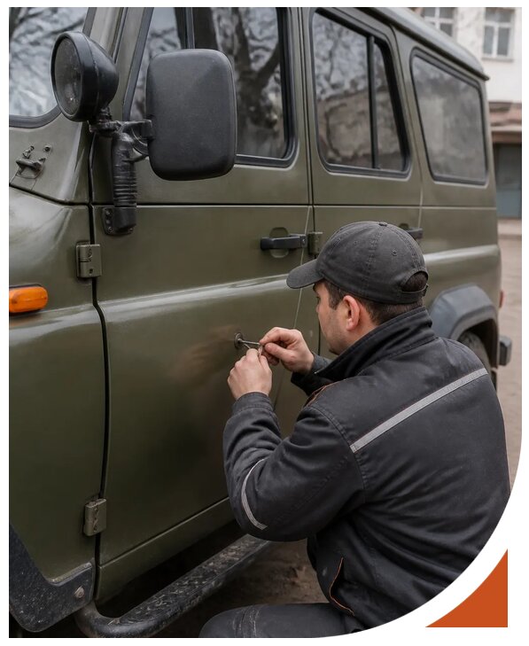 Профессиональное вскрытие автомобиля УАЗ без повреждений в Бугуруслане